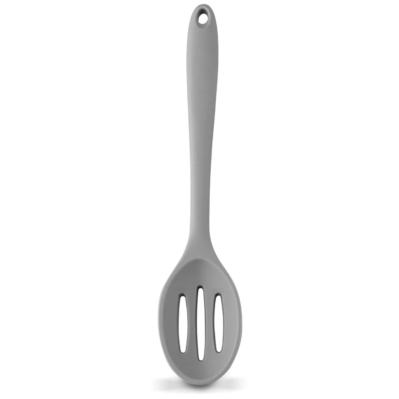 Łyżka silikonowa ażurowa Tadar Silico Alix 27,5 x 5,5 cm szara