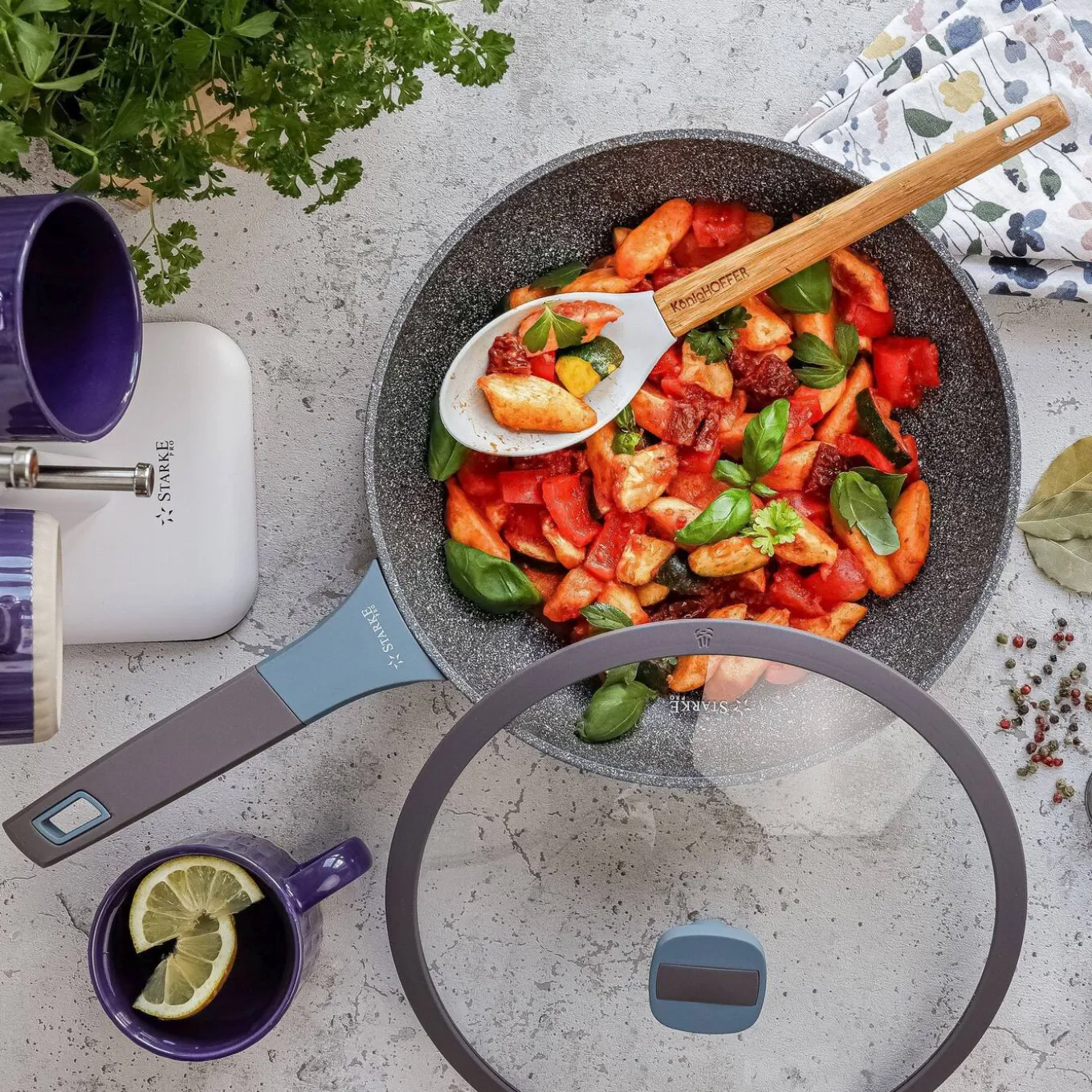 Łyżka silikonowa Konighoffer Gler 30 x 7 x 6,5 cm
