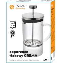 Zaparzacz tłokowy do kawy i herbaty Tadar Crema 0,35 l