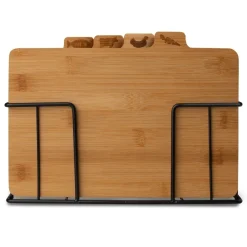 Zestaw 4 desek do krojenia ze stojakiem Konighoffer Cedar 29 x 21 x 7 cm
