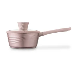 Zestaw garnków ceramicznych na indukcję Starke Pro Naturale Rose Gold 10 elementów