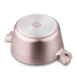 Zestaw garnków ceramicznych na indukcję Starke Pro Naturale Rose Gold 10 elementów