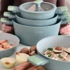 Zestaw garnków i patelni ceramicznych Starke Pro Lapis 10 elementów