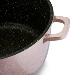 Zestaw garnków Konighoffer Pollo Rose Gold 8 elementów 2 nakładki i 2 podkładki
