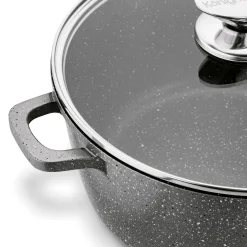Zestaw garnków Konighoffer Pollo Grey 8 elementów 2 nakładki i 2 podkładki