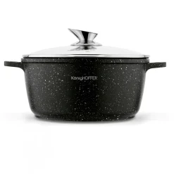 Zestaw garnków Konighoffer Pollo 8 elementów 3 przybory 2 nakładki i 2 podkładki