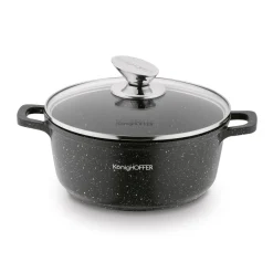 Zestaw garnków Konighoffer Pollo 8 elementów 3 przybory 2 nakładki i 2 podkładki