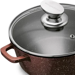 Zestaw garnków Konighoffer Pollo Brown 8 elementów 2 nakładki i 2 podkładki