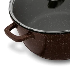 Zestaw garnków Konighoffer Pollo Brown 8 elementów 2 nakładki i 2 podkładki