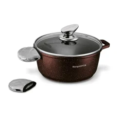 Zestaw garnków Konighoffer Pollo Brown 8 elementów 2 nakładki i 2 podkładki