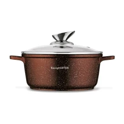Zestaw garnków Konighoffer Pollo Brown 8 elementów 2 nakładki i 2 podkładki