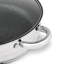 Zestaw garnków na indukcję Konighoffer Bari Silver 8 elementów