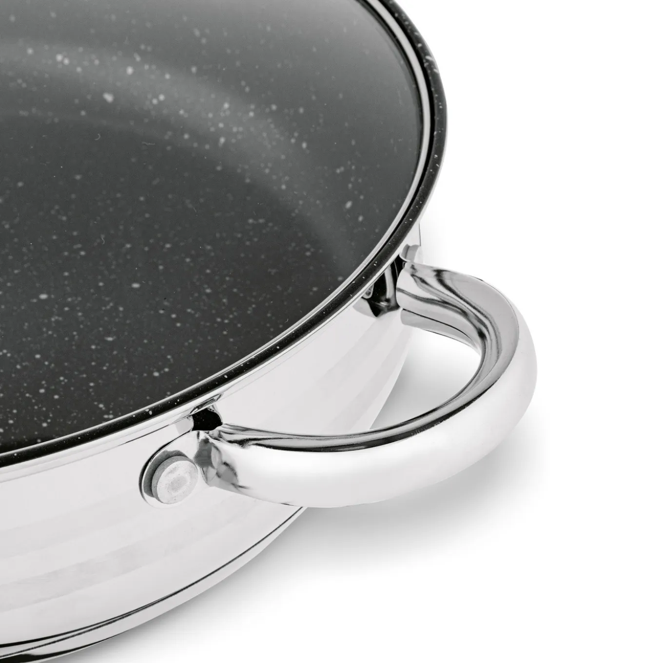 Zestaw garnków na indukcję Konighoffer Bari Silver 8 elementów