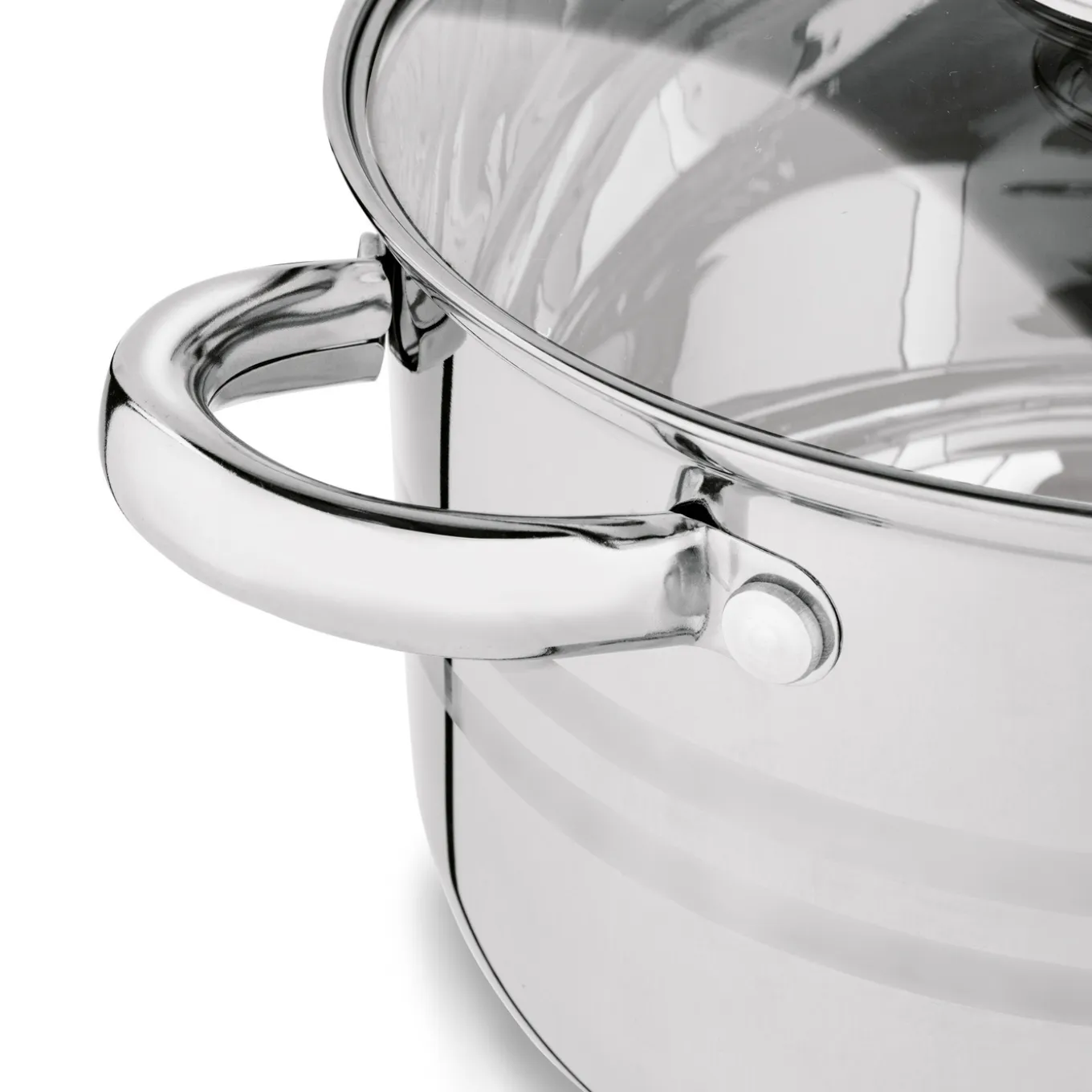 Zestaw garnków na indukcję Konighoffer Bari Silver 6 elementów