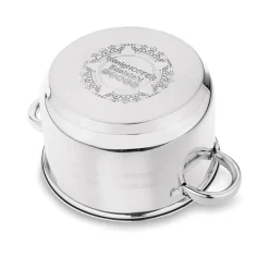 Zestaw garnków na indukcję Konighoffer Bari Silver 6 elementów