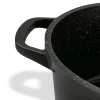 Zestaw garnków na indukcję marmurowych Starke Pro Ochre 6 elementów