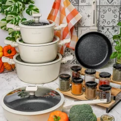 Zestaw garnków na indukcję non-stick Starke Pro Brule 9 elementów