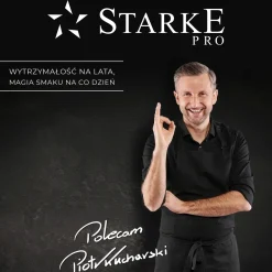 Zestaw garnków na indukcję Starke Pro Texture Creamy 10 elementów