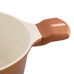 Zestaw garnków na indukcję Starke Pro Texture Copper 10 elementów