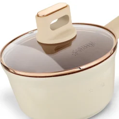 Zestaw garnków na indukcję Starke Pro Starlet Beige 10 elementów
