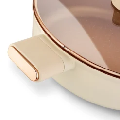 Zestaw garnków na indukcję Starke Pro Starlet Beige 10 elementów