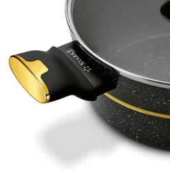 Zestaw garnków na indukcję Starke Pro Golden Marble 10 elementów