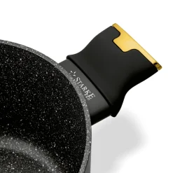 Zestaw garnków na indukcję Starke Pro Golden Marble 10 elementów