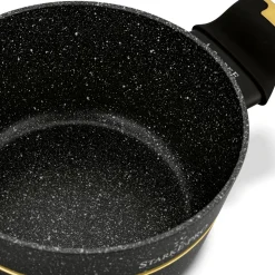 Zestaw garnków na indukcję Starke Pro Golden Marble 10 elementów
