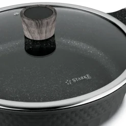 Zestaw garnków na indukcję z powłoką marmurową Starke Pro Embossed 10 elementów