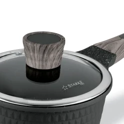 Zestaw garnków na indukcję z powłoką marmurową Starke Pro Embossed 10 elementów