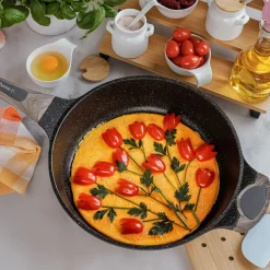 Zestaw garnków na indukcję z powłoką marmurową Starke Pro Embossed 10 elementów