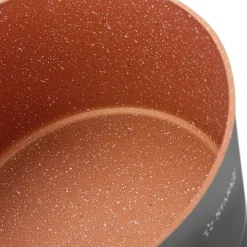 Zestaw garnków na indukcję z powłoką marmurową Starke Pro Dark Copper 10 elementów