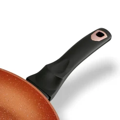 Zestaw garnków na indukcję z powłoką marmurową Starke Pro Dark Copper 10 elementów