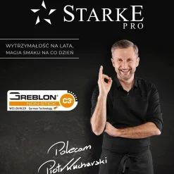 Zestaw garnków nierdzewnych na gaz Starke Pro Treviso 10 elementów
