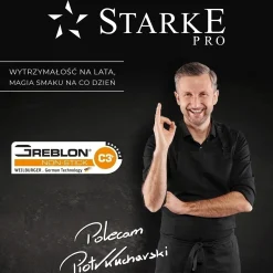 Zestaw garnków nierdzewnych na indukcję Starke Pro Varese 10 elementów