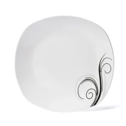 Zestaw kwadratowych talerzy porcelanowych Tadar Dolce Vita 18 elementów
