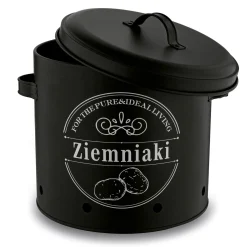 Zestaw 3 metalowych pojemników kuchennych Tadar Ziemniaki Cebula Czosnek