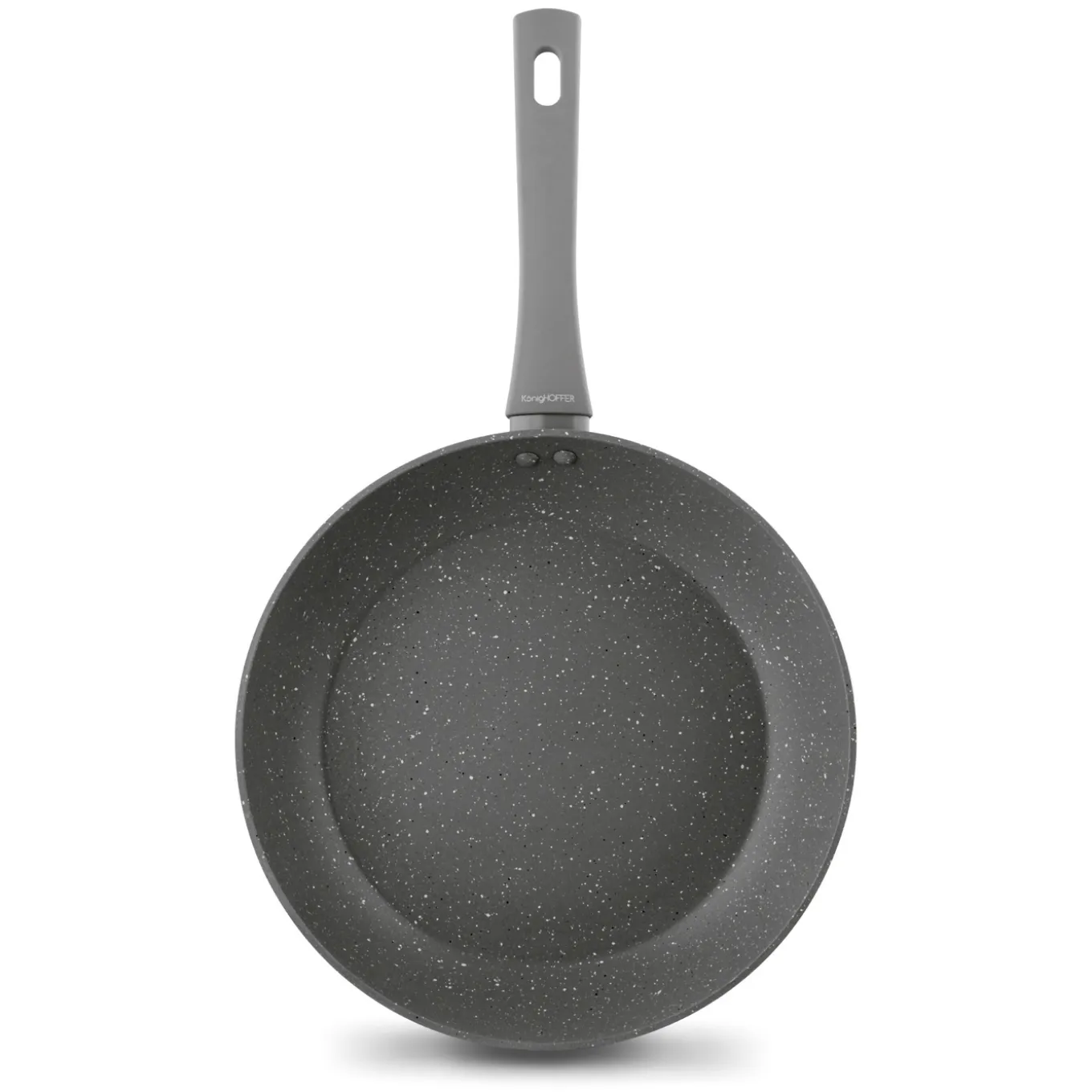 Zestaw 3 patelni marmurowych na indukcję Konighoffer Greys Marble 20/24/28 cm