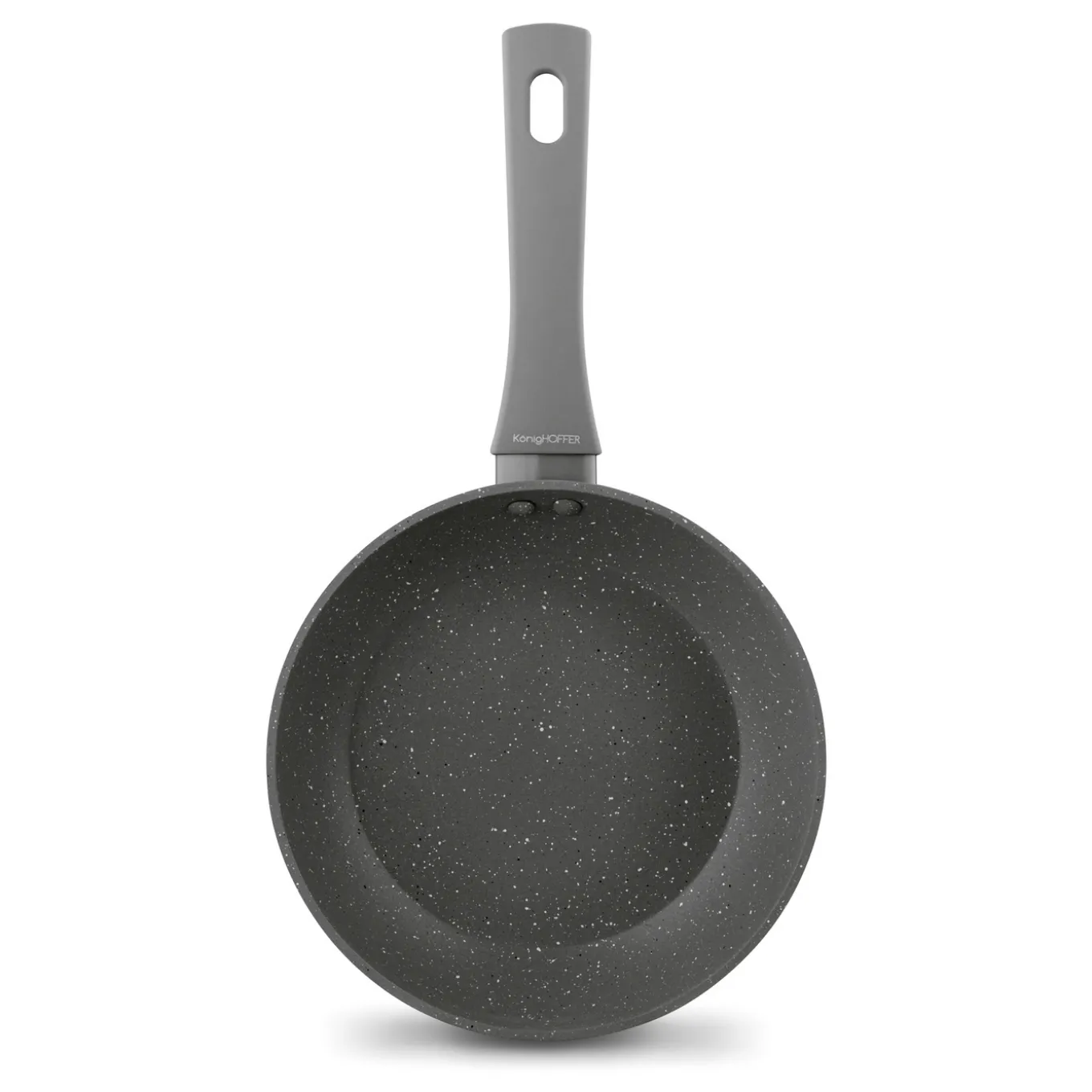 Zestaw 3 patelni marmurowych na indukcję Konighoffer Greys Marble 20/24/28 cm