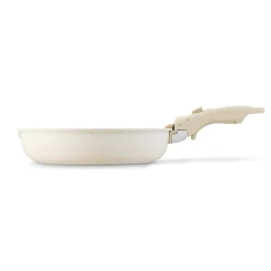 Zestaw 3 patelni Starke Pro Compacti Cream 4 elementy odpinany uchwyt