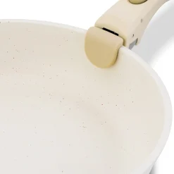 Zestaw 3 patelni Starke Pro Compacti Cream 4 elementy odpinany uchwyt