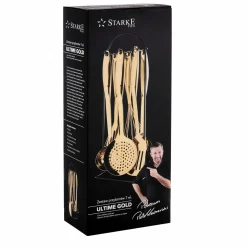 Zestaw przyborów kuchennych Starke Pro Ultime Gold 7 elementów