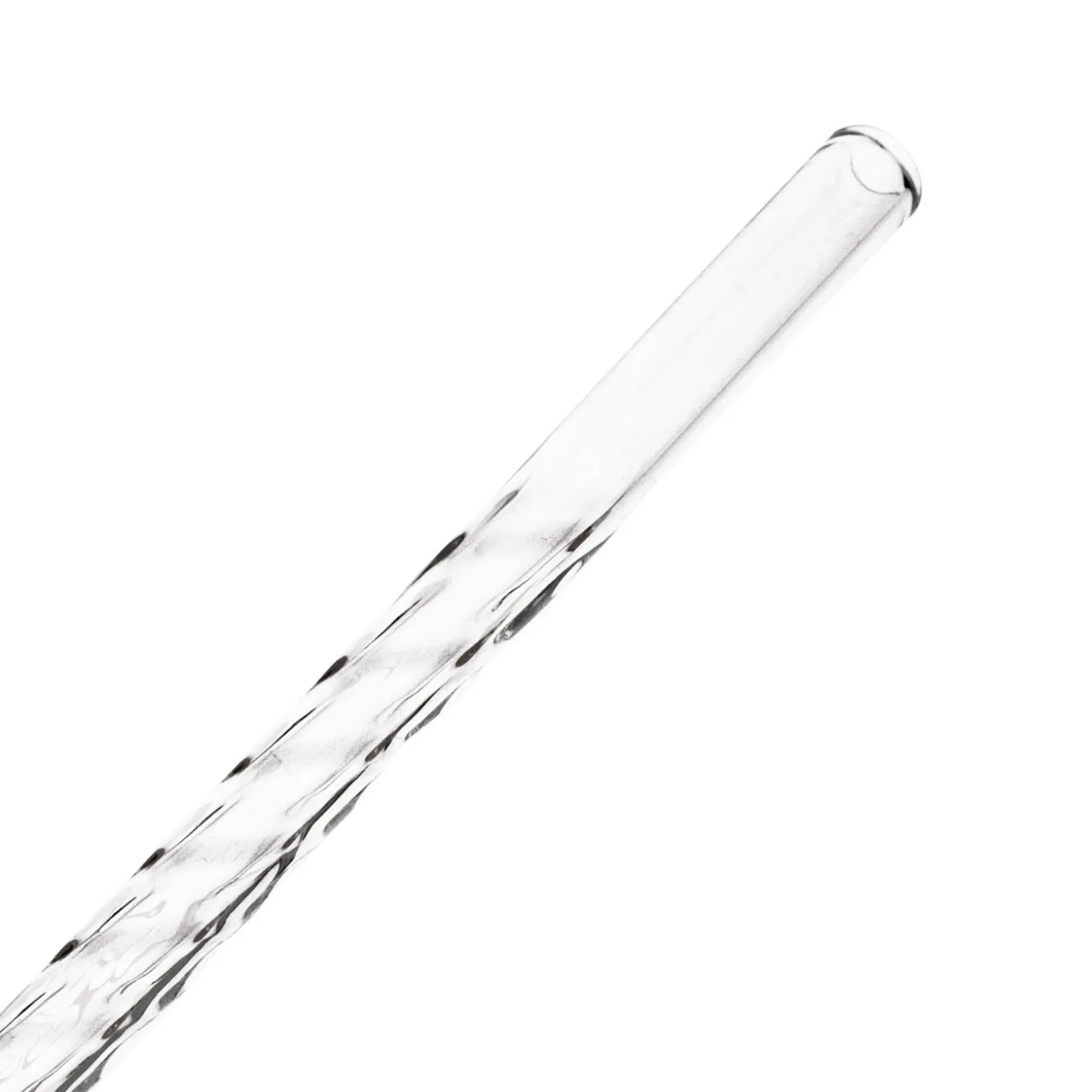 Zestaw 4 słomek borokrzemowych Tadar Spiral i szczoteczka