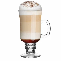 Zestaw 6 szklanek Tadar Irish 240 ml i 6 łyżeczek koktajlowych