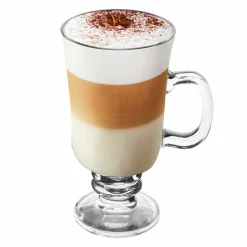 Zestaw 6 szklanek Tadar Irish 240 ml i 6 łyżeczek koktajlowych