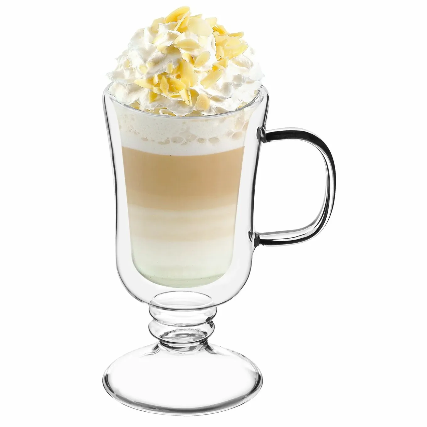Zestaw 6 szklanek termicznych Tadar Sublime Irish 200 ml i 8 szklanych słomek