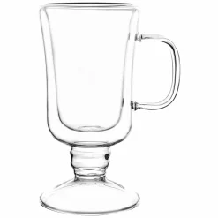 Zestaw 6 szklanek termicznych Tadar Sublime Irish 200 ml i 8 szklanych słomek