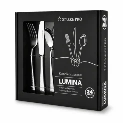 Zestaw sztućców ze stali nierdzewnej Starke Pro Lumina 24 elementy