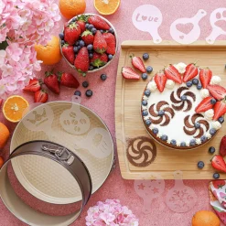 Zestaw 2 tortownic Tadar 24 i 28 cm z powłoką ceramiczną
