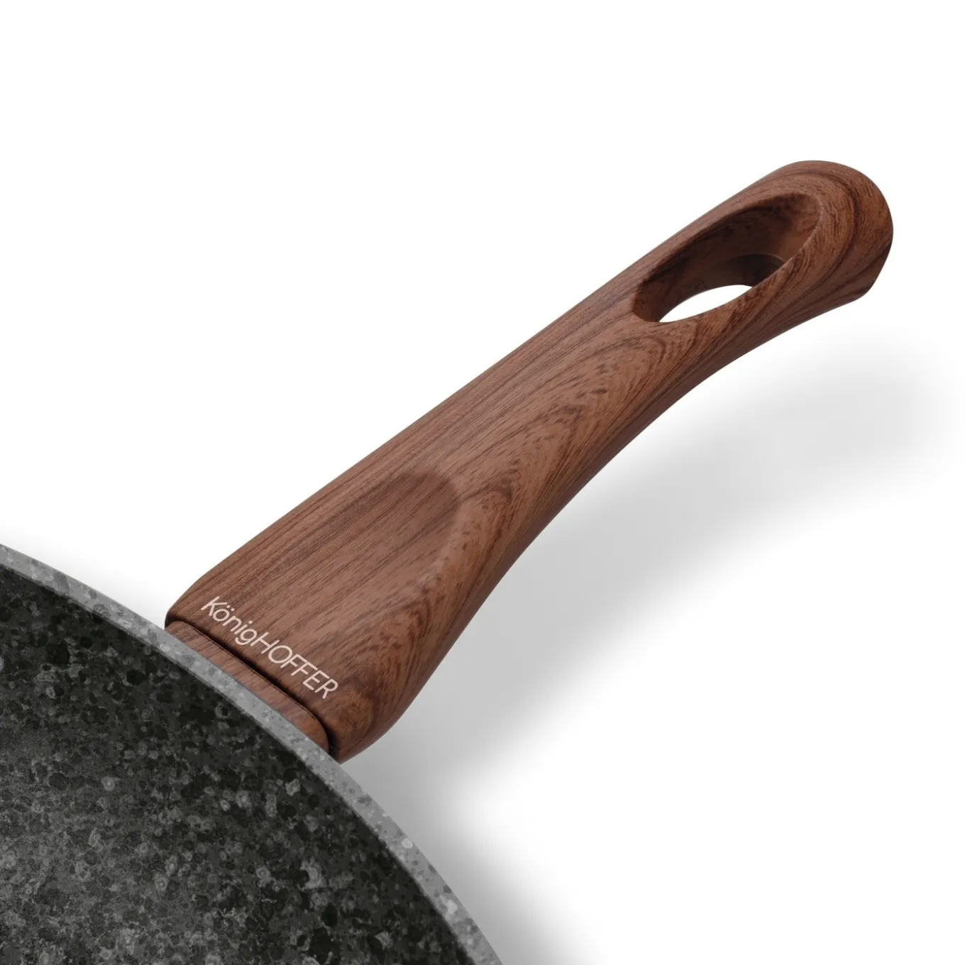 Zestaw trzech patelni granitowych Konighoffer Geos 20 cm 24 cm 28 cm